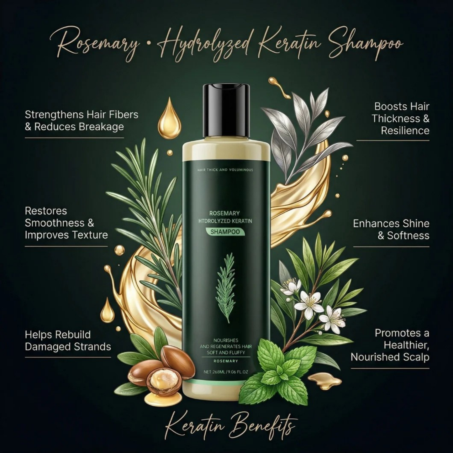 Organic Rosemary Hair Growth Shampoo